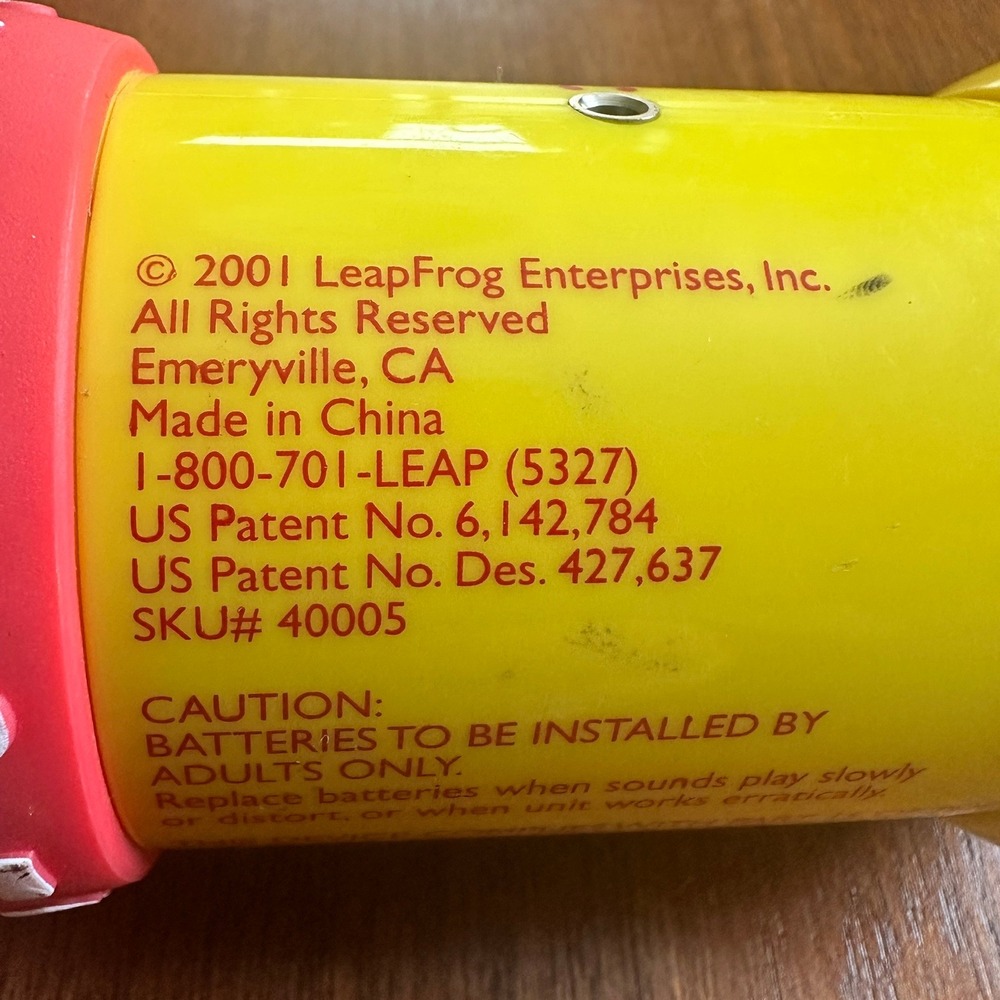 Vintage LeapFrog Twist & Shout Addition Electronic Math Learning Toy 2001 WORKS - Picture 3 of 4